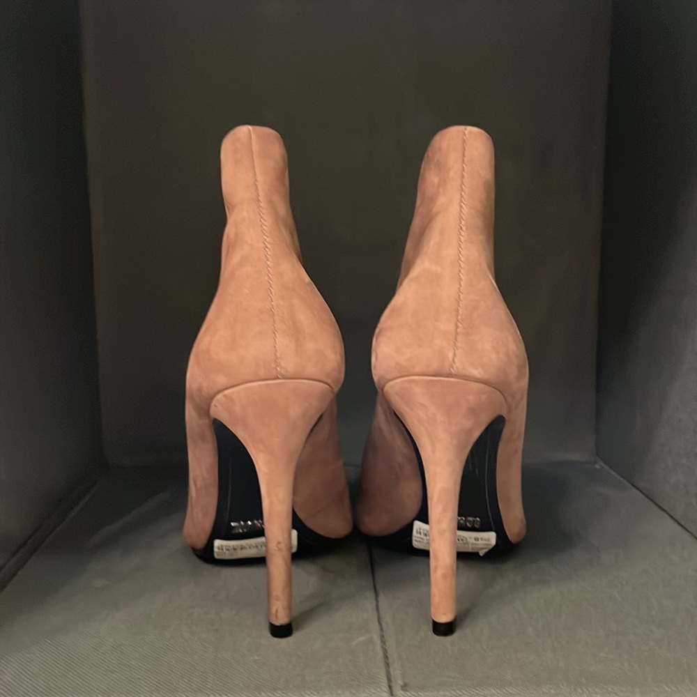 Schutz Nobuck Yucca Suede High Heel  Bootie Size 7.5 - Picture 2 of 9